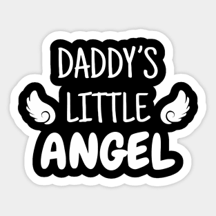 Daddy's Little Angel Sticker